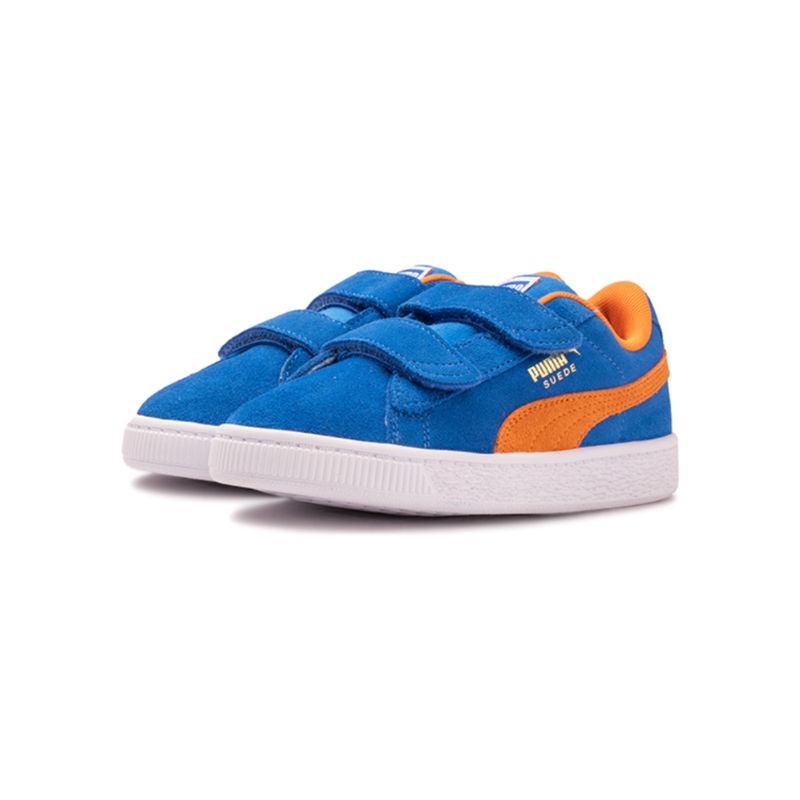 Tenis-Puma-Suede-Teams-TD-Infantil-Azul-5