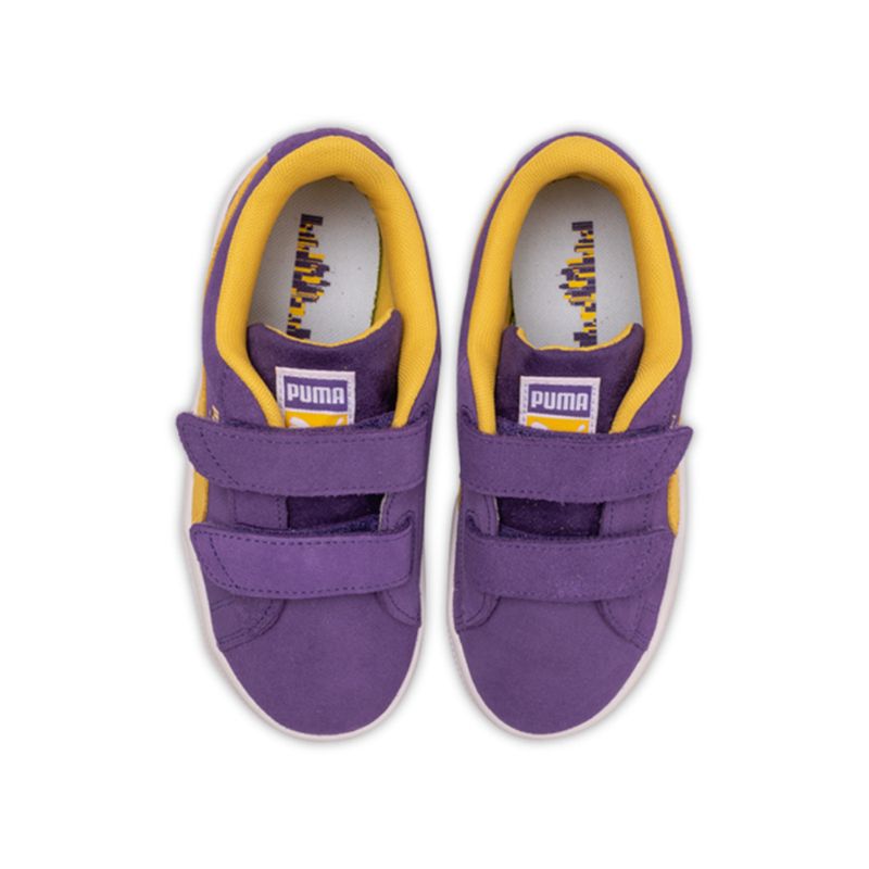 Tenis-Puma-Suede-Teams-TD-Infantil-Roxo-4