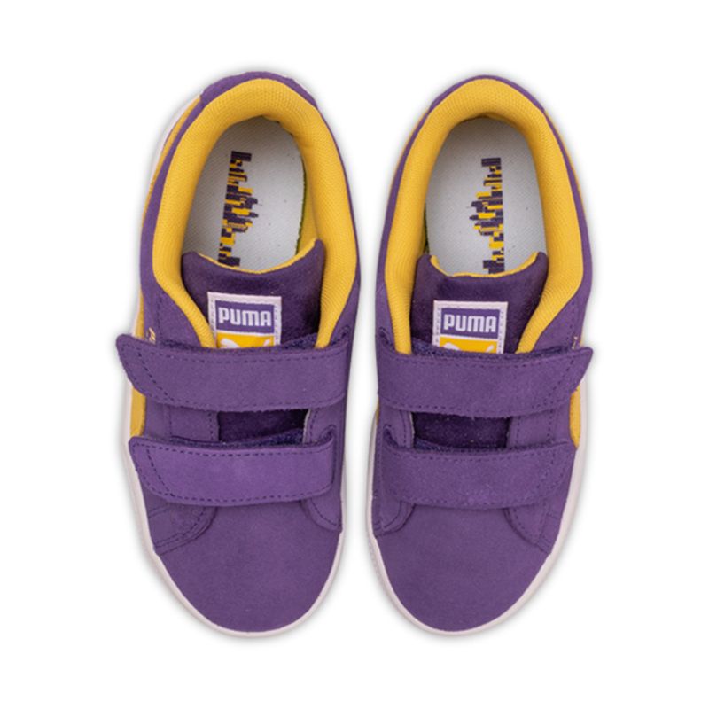 Tenis-Puma-Suede-Teams-PS-Infantil-Roxo-4