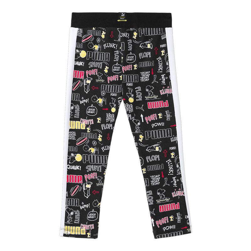 Legging-Puma-X-Peanuts-Infantil-Preta-2