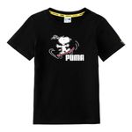 Camiseta-Puma-X-Peanuts-Infantil-Preta