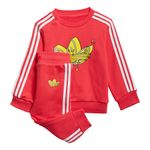 Conjunto-adidas-Crew-Set-I-Infantil-Vermelho