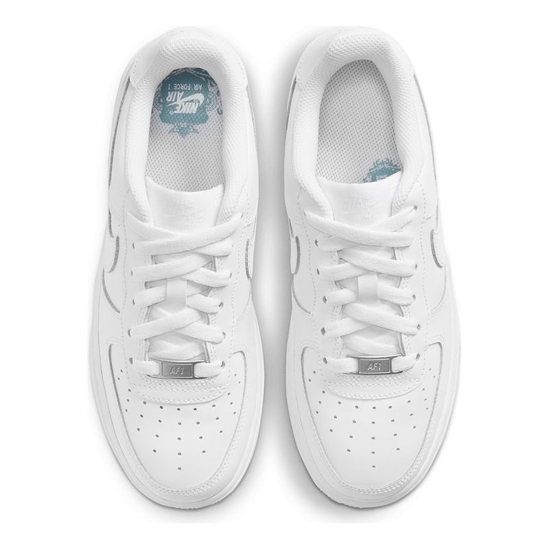 Tenis-Nike-Air-Force-1-Le-GS-Infantil-Branco-4