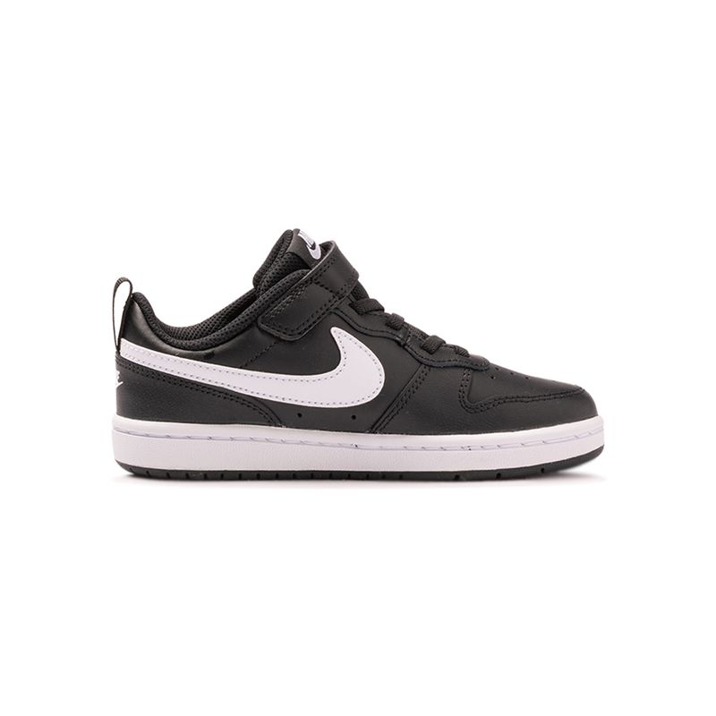 Tenis-Nike-Court-Borough-Low-2-TD-Infantil-Preto