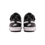 Tenis-Nike-Court-Borough-Low-2-TD-Infantil-Preto