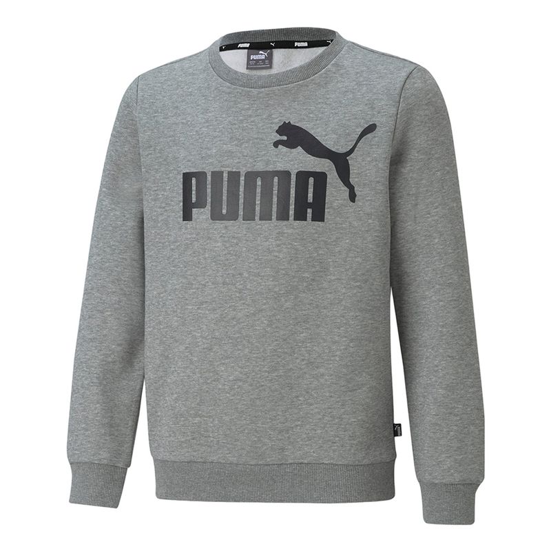 Blusa-Puma-Ess-Infantil-Cinza