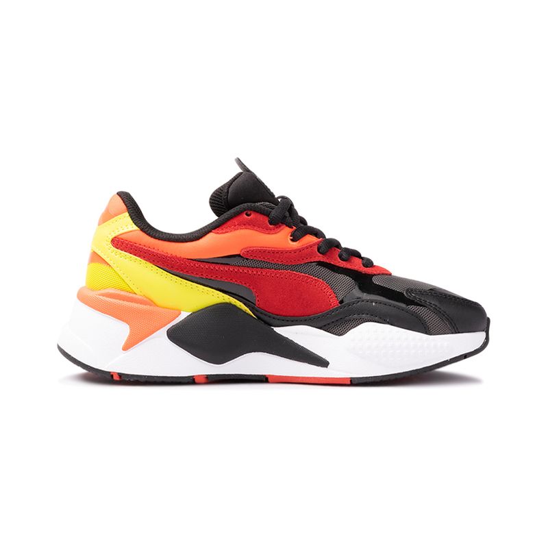 Tenis-Puma-Rs-X³-Neon-Flamme-PS-Infantil-Multicolor