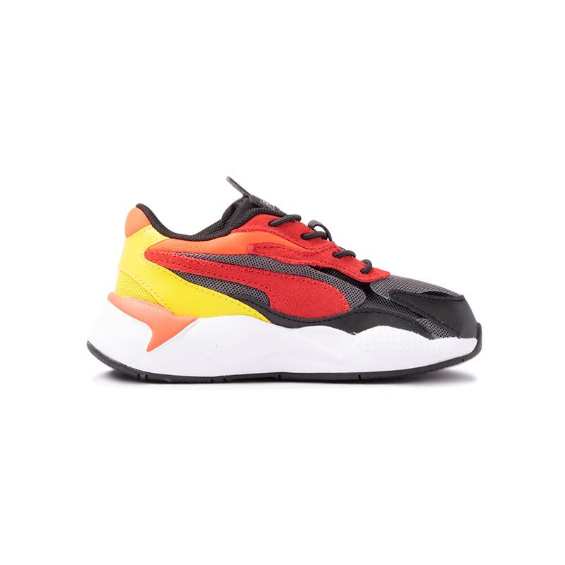 Tenis-Puma-Rs-X³-Neon-Flamme-TD-Infantil-Multicolor