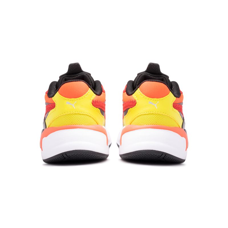 Tenis-Puma-Rs-X³-Neon-Flamme-TD-Infantil-Multicolor