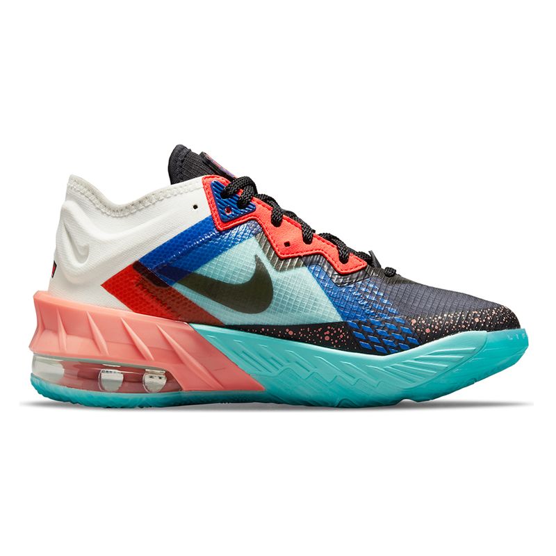 Tenis-Nike-Lebron-XVIII-Low-GS-Infantil-Multicolor-3