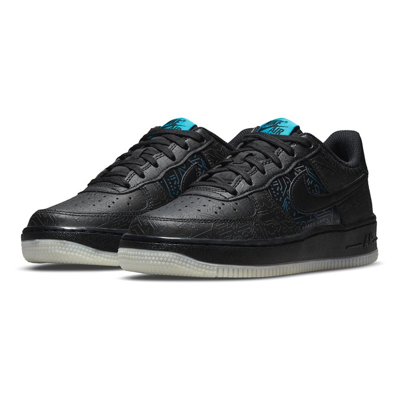 Tenis-Nike-Air-Force-1-GS-Infantil-Preto-5