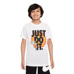Camiseta-Nike-x-Space-Jam-Dri-FIT-JDI-Infantil-Branca
