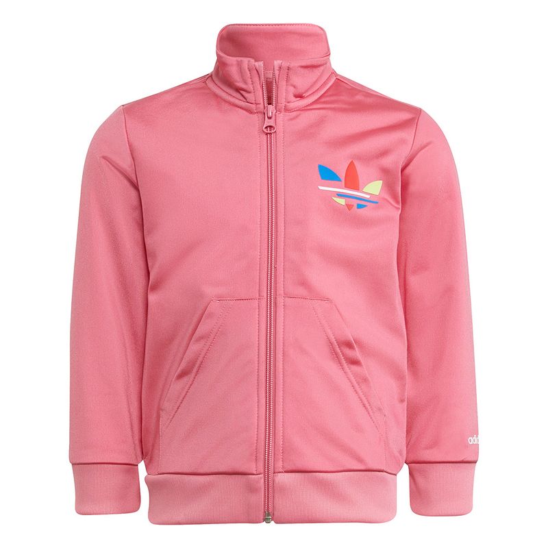 Agasalho-adidas-Adicolor-Infantil-Rosa