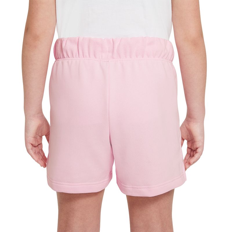 Shorts-Nike-Club-Infantil-Rosa-2