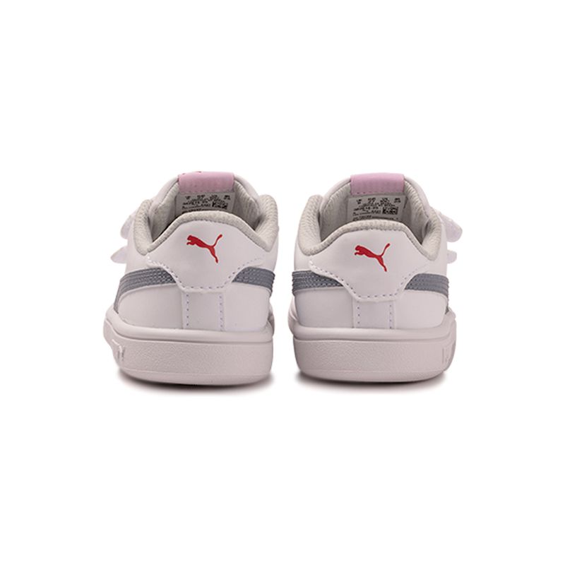 Tenis-Puma-Smash-V2-Sl-Velcro-TD-Infantil-Branco-6