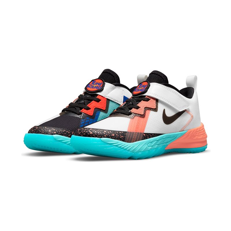 Tenis-Nike-Lebron-XVIII-Low-PS-Infantil-Multicolor-5