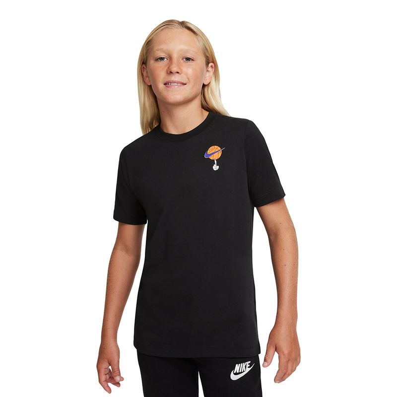 Camiseta-Nike-x-Space-Jam-Dri-FIT-Infantil-Preta