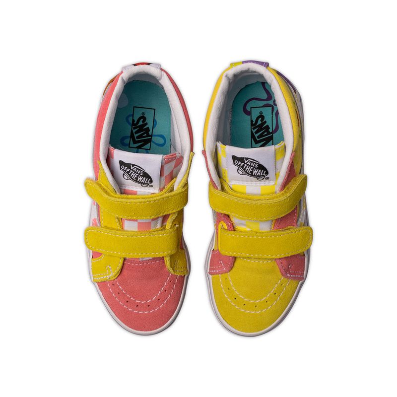 Tenis-Vans-Sk8-mid-Reissue-Velcro-TD-Infantil-Amarelo-4