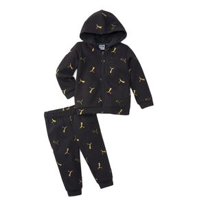 Conjunto Puma Minicats Brand Love Jogger Infantil