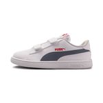 Tenis-Puma-Smash-V2-Sl-Velcro-PS-Infantil-Branco