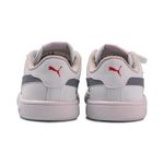 Tenis-Puma-Smash-V2-Sl-Velcro-PS-Infantil-Branco-6