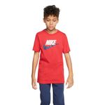 Camiseta-Nike-Futura-IC-Infantil-Vermelha