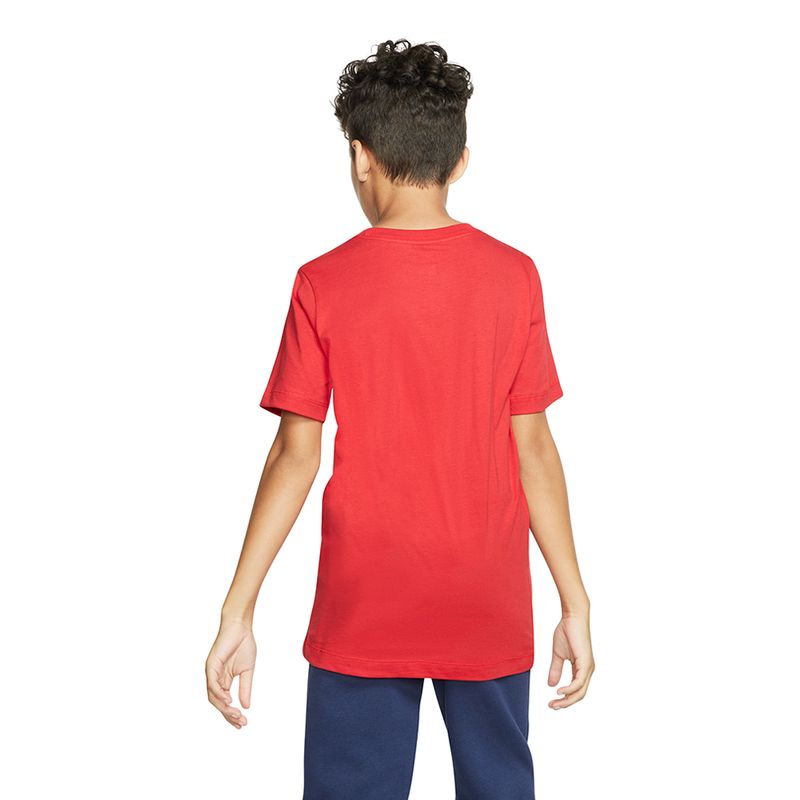 Camiseta-Nike-Futura-IC-Infantil-Vermelha-2