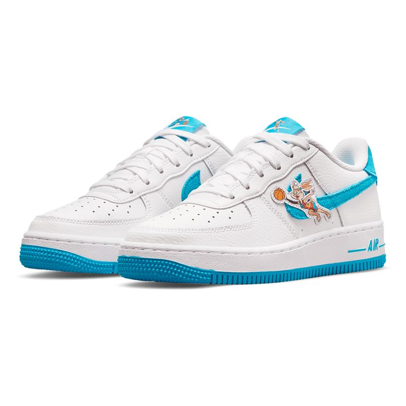 Tenis-Nike-Air-Force-1-GS-Infantil-Branco-5