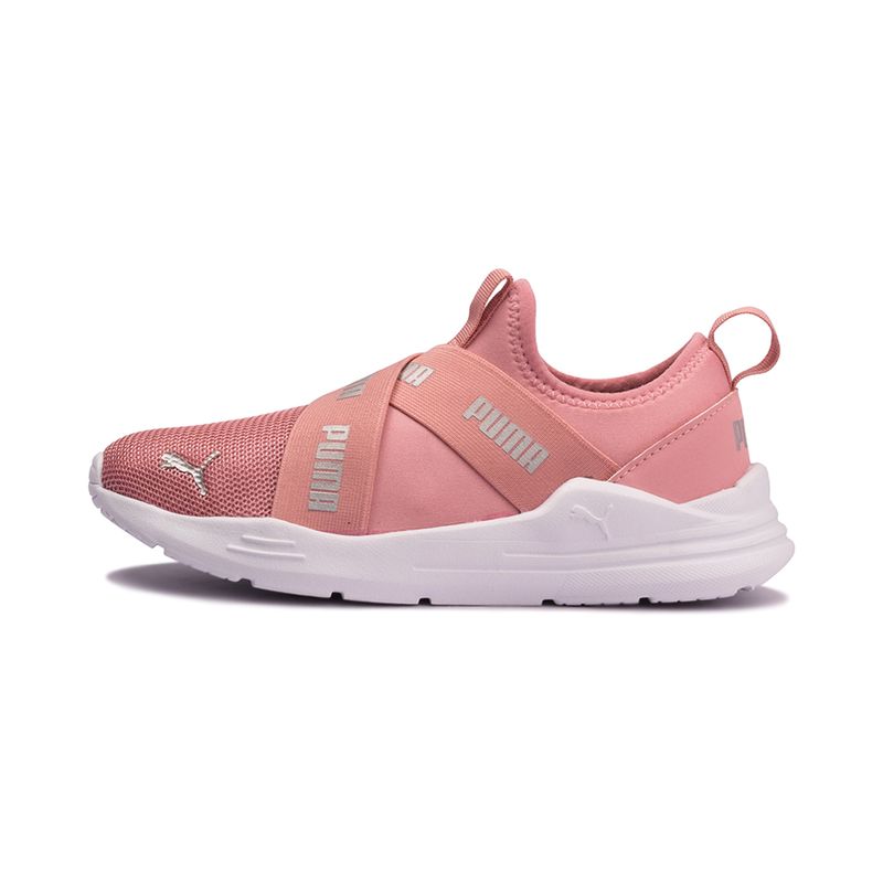 Tenis-Puma-Wired-Run-Slip-On-PS-BDP-Infantil-Rosa