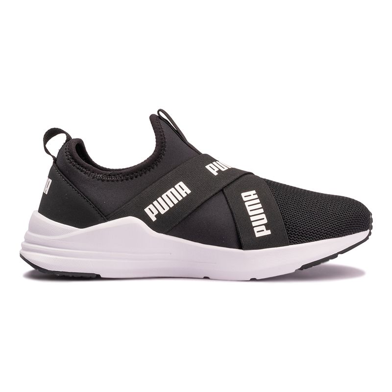 Tenis-Puma-Wired-Run-Slip-On-GS-BDP-Infantil-Preto-3