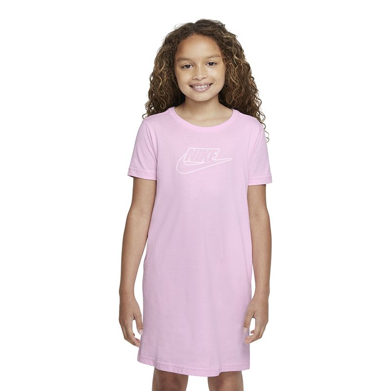 Vestido-Nike-Futura-Infantil-Rosa