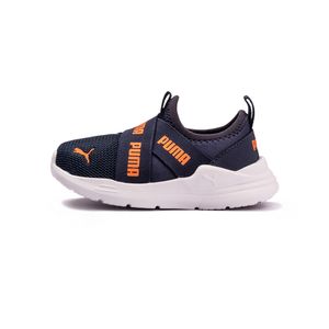 Tênis Puma Wired Run Slip-On TD BDP Infantil