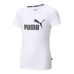 Camiseta-Puma-Essentials-Logo-Infantil-Branca