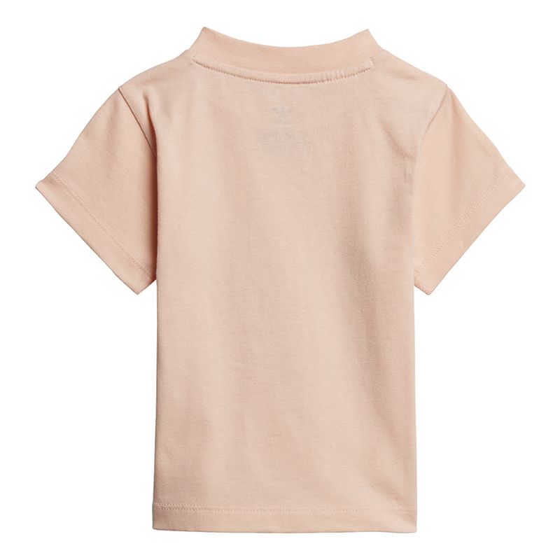 Camiseta-adidas-Trefoil-Infantil-Bege-2