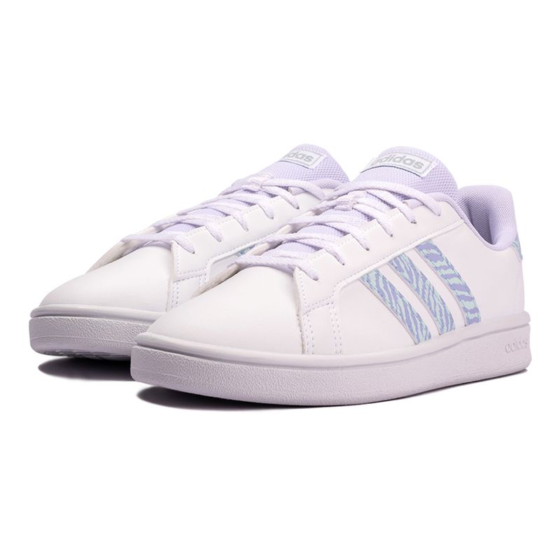 Tenis-adidas-Grand-Court-Infantil-Branco-5