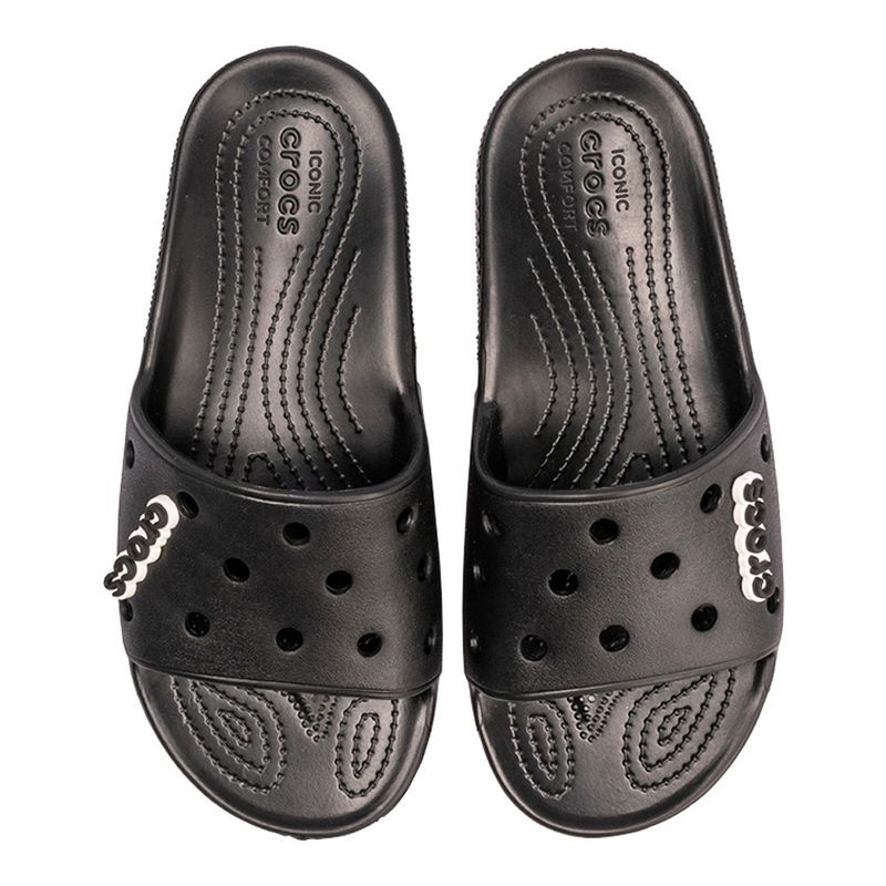 Chinelo-Crocs-Classic-Slide-GS-Preto-4