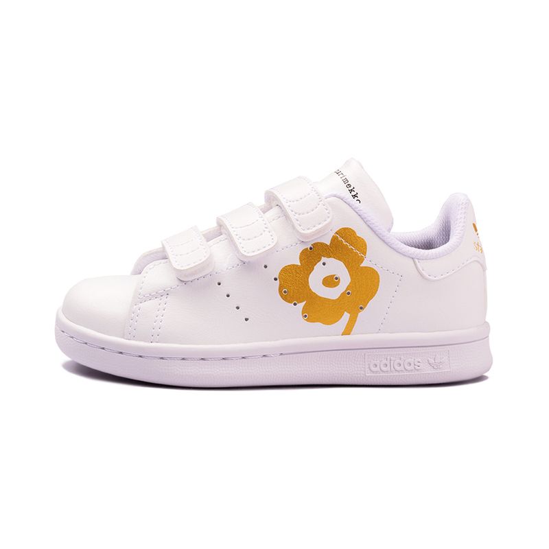 Tenis-adidas-Stan-Smith-CF-PS-Infantil-Branco