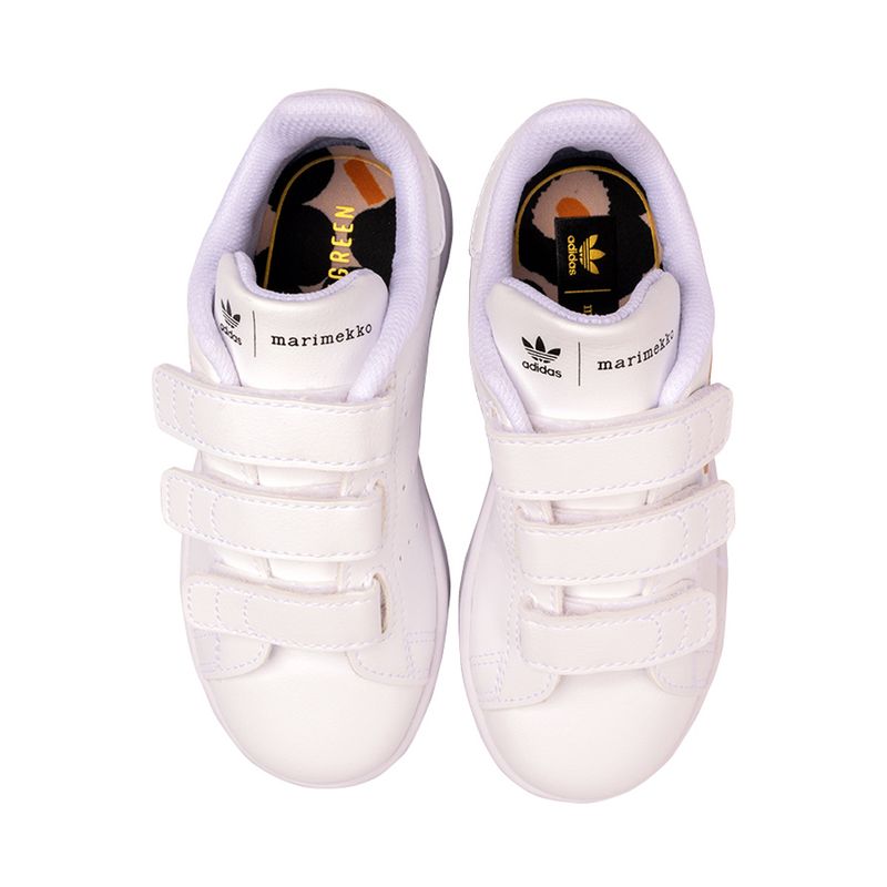 Tenis-adidas-Stan-Smith-CF-PS-Infantil-Branco-4