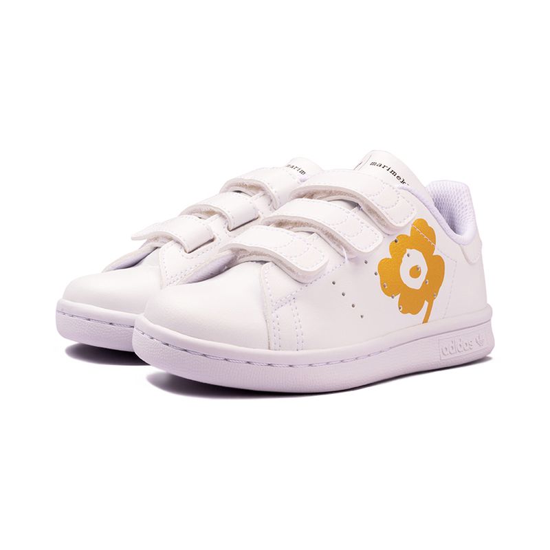 Tenis-adidas-Stan-Smith-CF-PS-Infantil-Branco-5