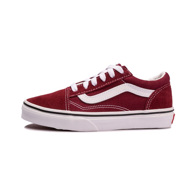 Tenis-Vans-Old-Skool-PS-Infantil-Vermelho