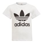 Camiseta-adidas-Trefoil-Infantil-Branca