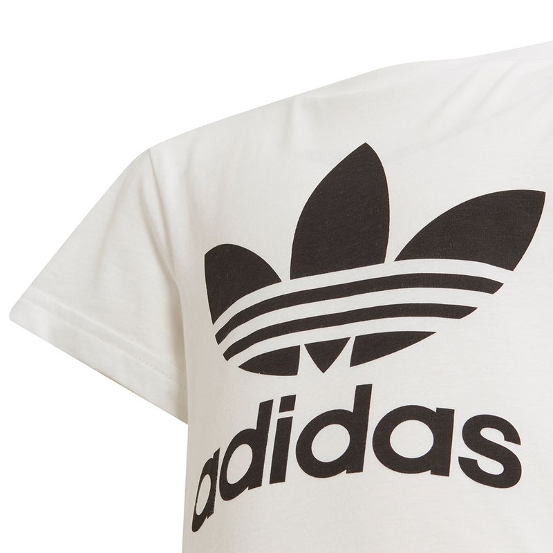 Camiseta-adidas-Trefoil-Infantil-Branca-3