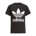 Camiseta-adidas-Trefoil-Infantil-Preto