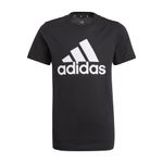 Camiseta-adidas-3Bar-Infantil-Preta