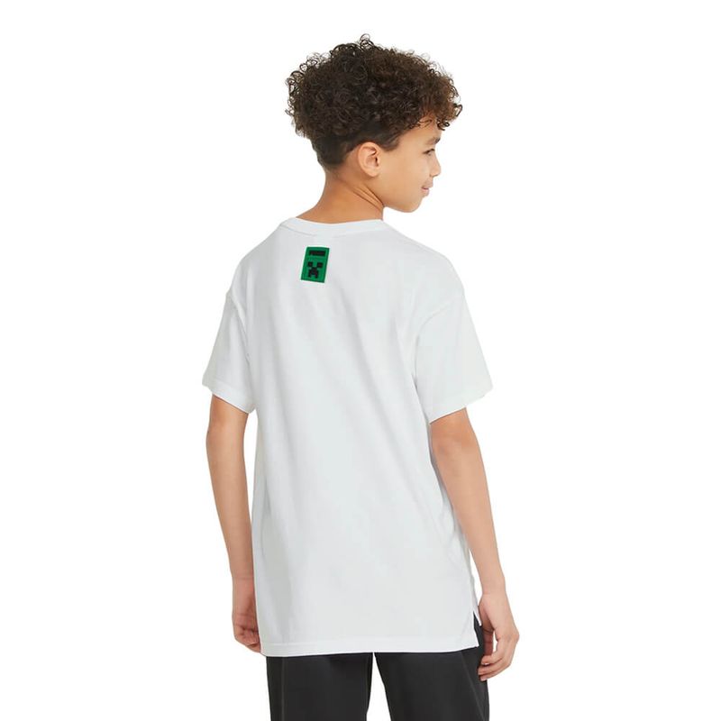 Camiseta-Puma-x-Minecraft-Infantil-Branca-2