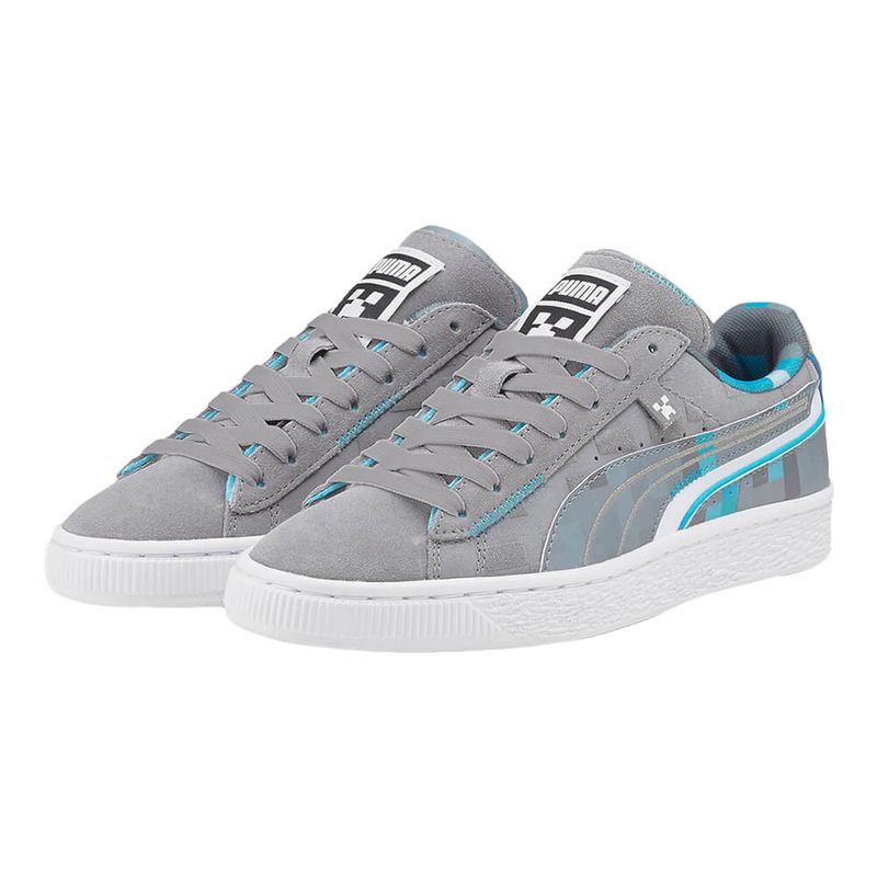 Tenis-Puma-Suede-Minecraft-JR-Infantil-Cinza-5