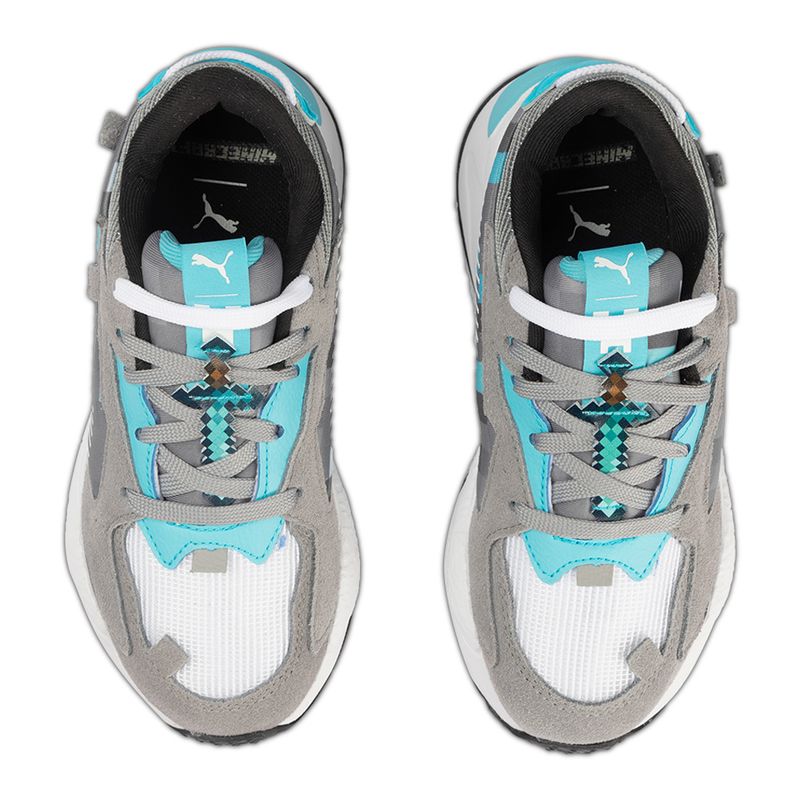 Tenis-Puma-RS-Z-Minecraft-PS-Infantil-Cinza-6