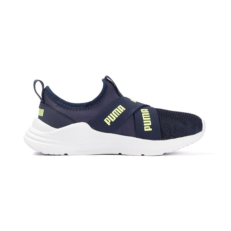 Tenis-Puma-Wired-Run-Slip-On-PS-BDP-Infantil-Azul-3
