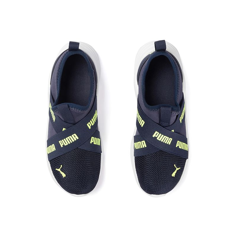 Tenis-Puma-Wired-Run-Slip-On-TD-BDP-Infantil-Azul-4