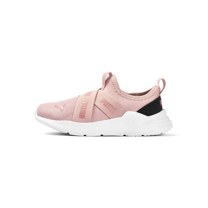 Tenis-Puma-Wired-Run-Slip-On-TD-BDP-Infantil-Rosa